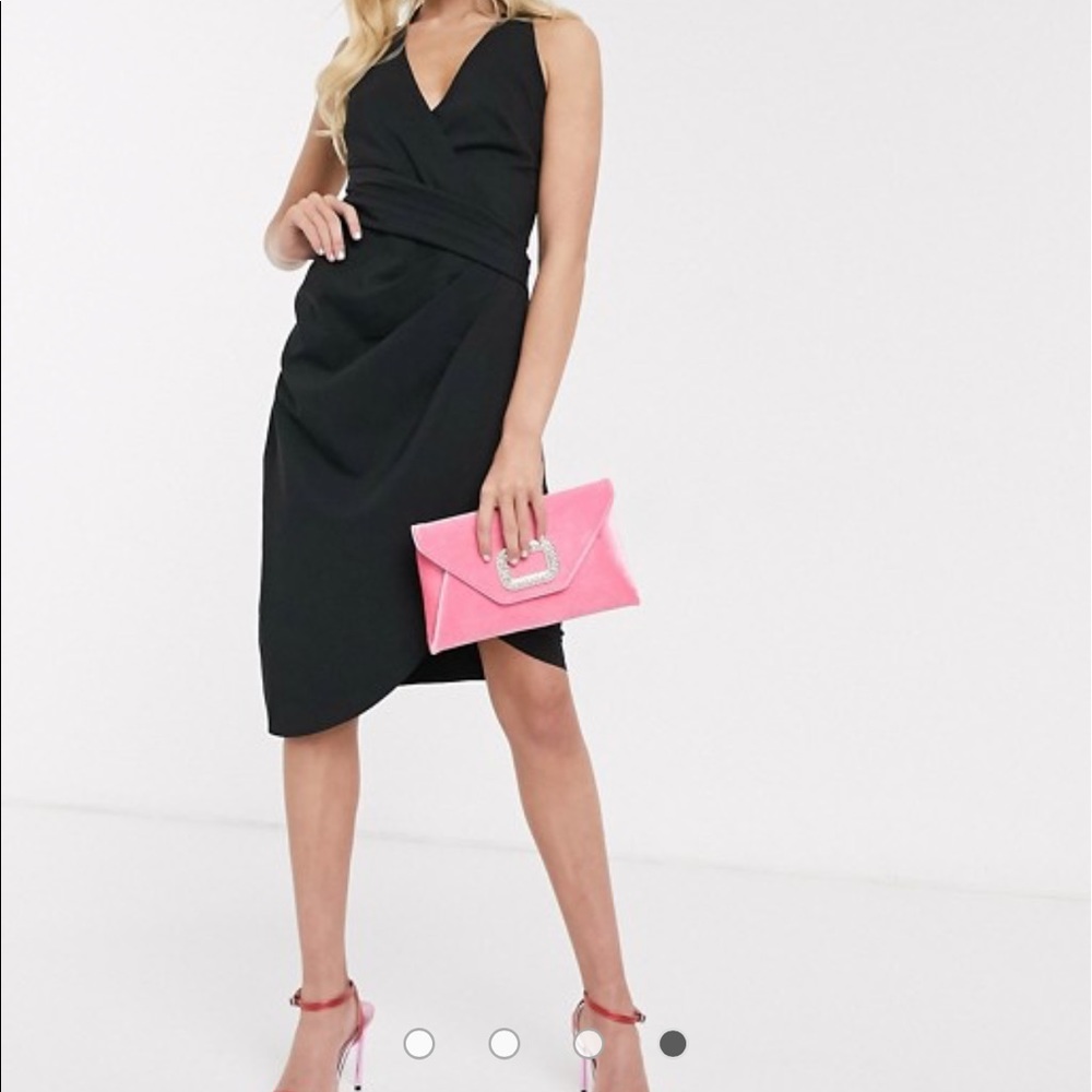 ASOS faux wrap dress